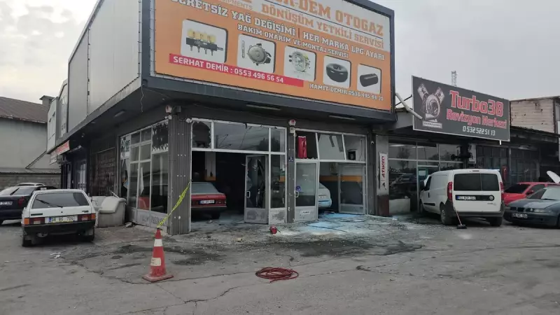 Kayseri'de LPG Tankı Patlaması: 3 İşçi Yaralandı