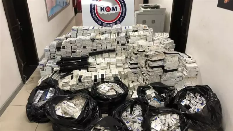 Kayseri'de Tırdan 630 Paket Kaçak Sigara Ele Geçirildi