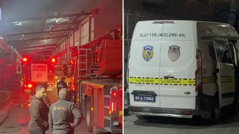 Küçükçekmece'de Elektrik Trafosunda Yangın: 2 Yaralı