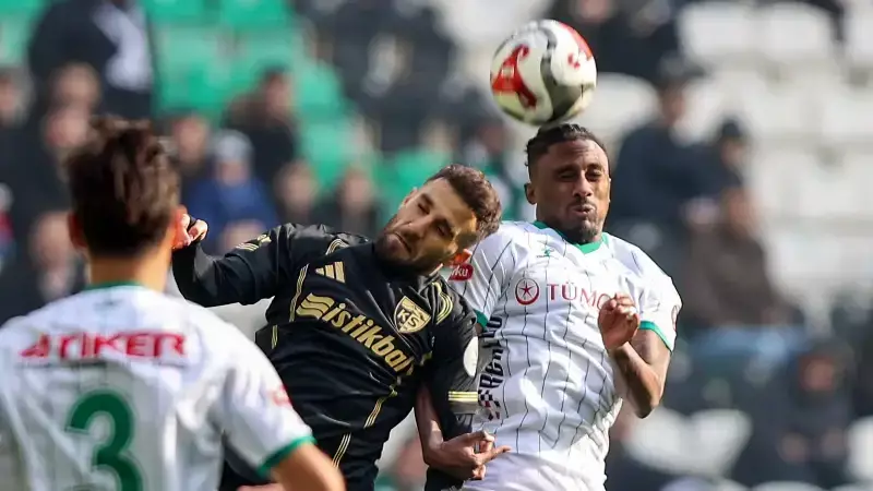 Konyaspor, Kayserispor Maçında Son Dakika Golüyle 1 Puan Kaybetti