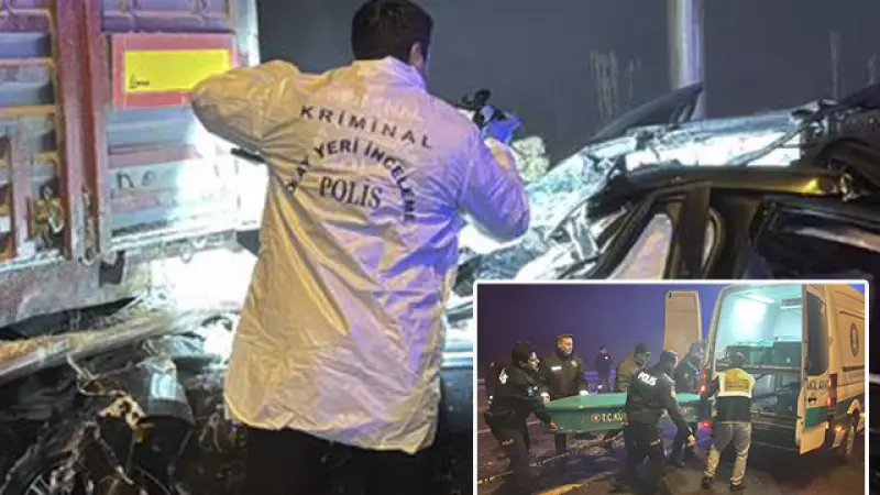 Kütahya'da TIR'a Arkadan Çarpma: 4 Kişi Hayatını Kaybetti