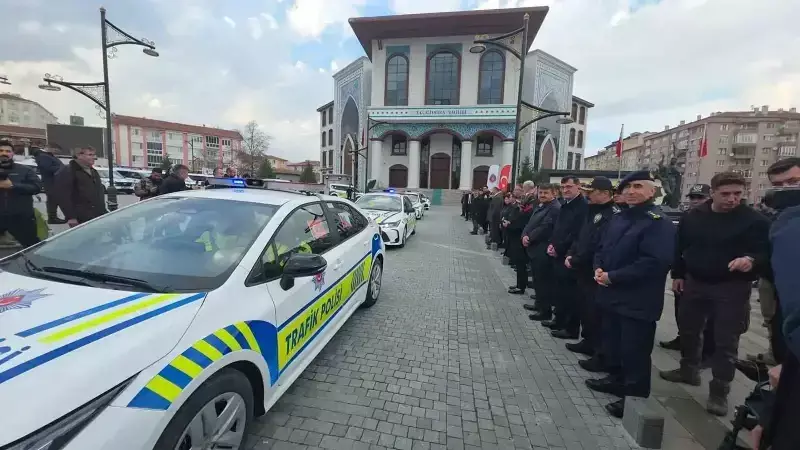 Kütahya'ya 78 Yeni Emniyet ve Jandarma Aracı Teslim Edildi