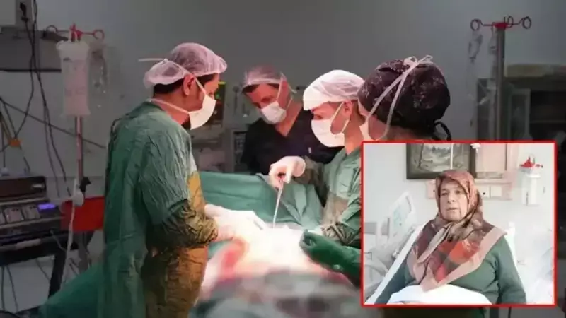 Malatya'da 2 Kilo 200 Gramlık Dev Tümör Başarıyla Alındı