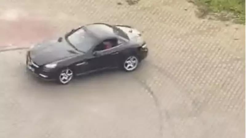 Maltepe'de Hastane Valesi Skandalı: Müşteri Arabasıyla Drift Yaptılar