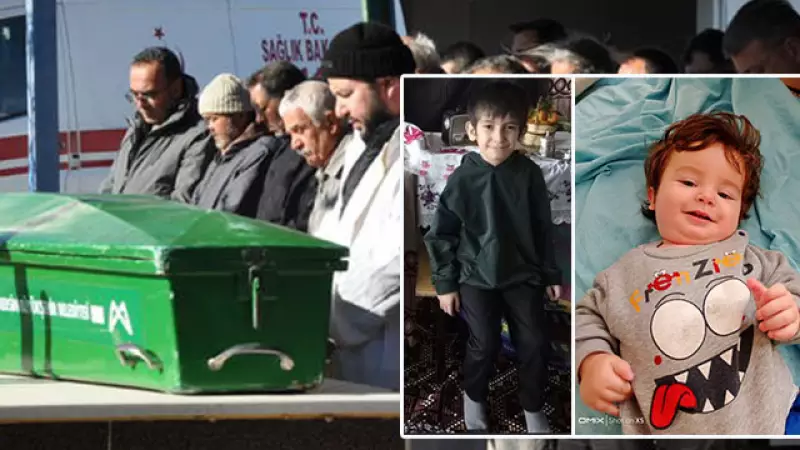 Mersin'de Yangın Faciası: 2 Kardeş Aynı Tabutta Toprağa Verildi