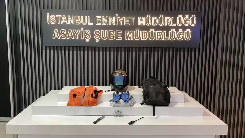 Ümraniye'de Kasklı Gaspçı: Mağduru Camdan Atlatan Soygun