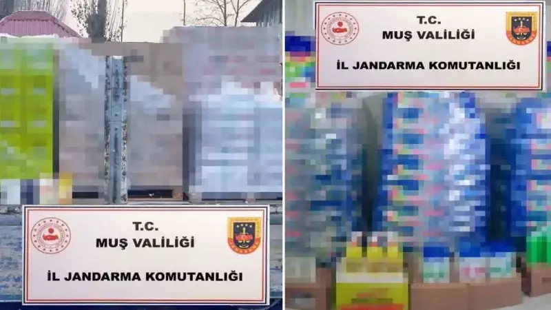 Muş'ta 1.8 Milyon TL Değerinde Sahte Ürün Operasyonu