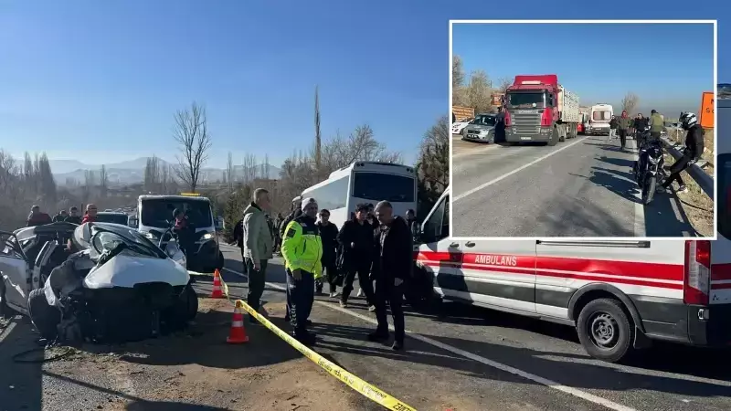 Nevşehir'de Midibüs-Otomobil Çarpışması: 11 Yaralı