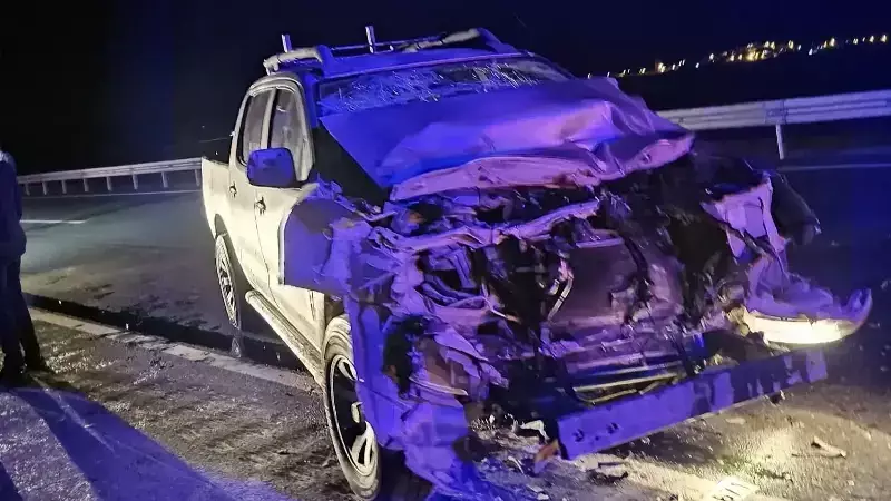 Nusaybin'de Kamyonet ile TIR Çarpıştı: 5 Yaralı