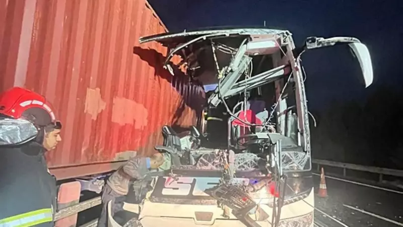 Osmaniye'de Feci Kaza: Otobüs TIR'a Arkadan Çarptı, 6 Ölü