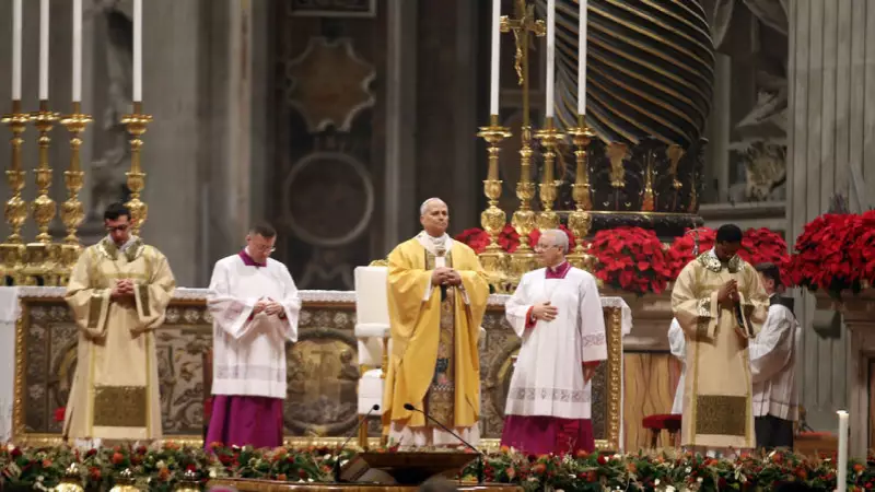Papa 14. Leo, Vatikan'da İlk Noel Ayinini Yönetti