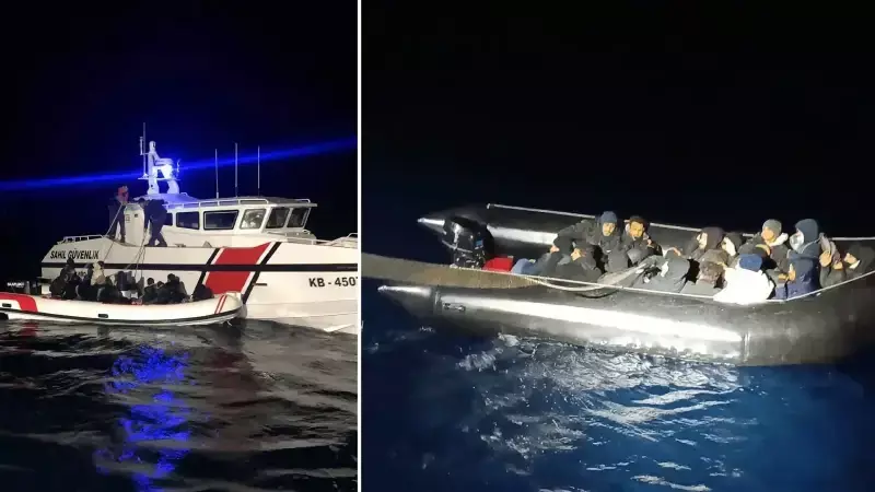 Sahil Güvenlik'ten 3 Operasyonda 99 Düzensiz Göçmen Yakalandı