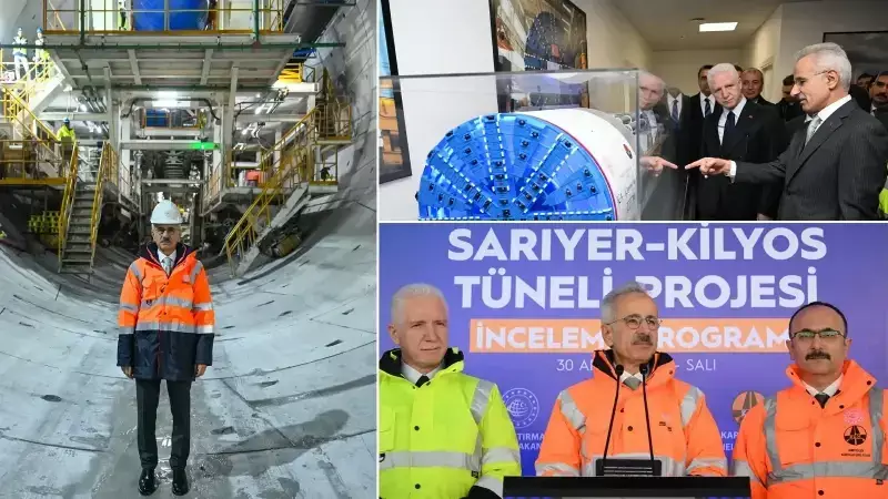 Sarıyer-Kilyos Tüneli 2026'da Bitecek: Yolculuk 35 Dakikadan 5 Dakikaya İnecek