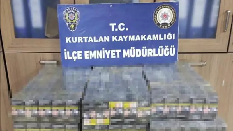 Siirt'te Yapılan Kontrolde 1.800 Paket Kaçak Sigara Ele Geçirildi
