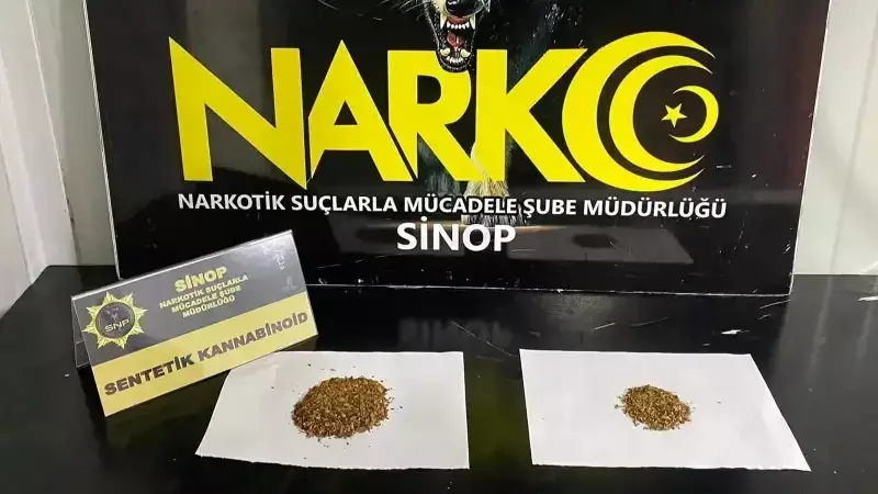 Sinop'ta Narkotik Operasyonu: 6 Gözaltı, 11 Gram Uyuşturucu Ele Geçirildi