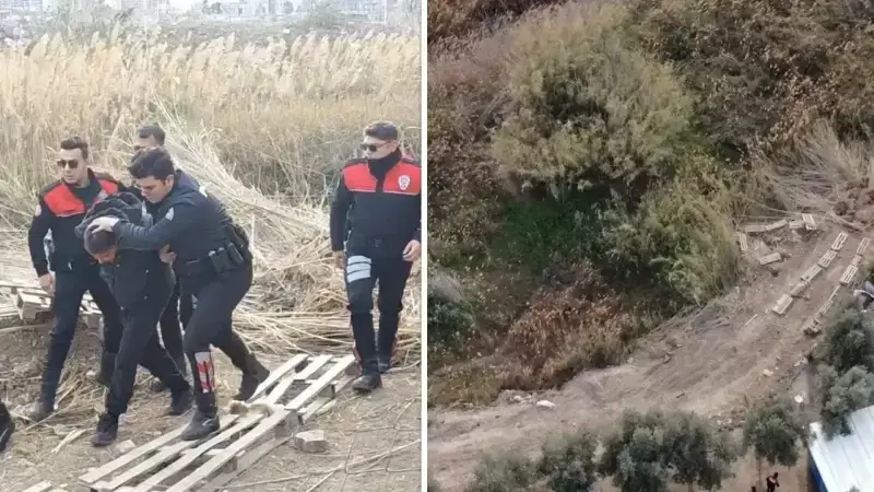 İskenderun'da 5 Yıllık Hapis Cezalı Firari Termal Drone ile Yakalandı