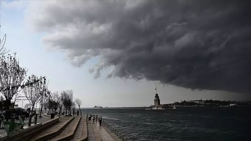 İstanbul İçin Sarı Kodlu Uyarı: 7 Aralık'ta Kuvvetli Sağanak Bekleniyor