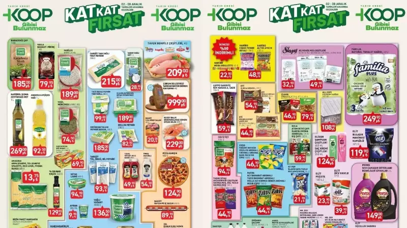 Tarım Kredi'den 2-8 Aralık İndirimleri: Çaydan Deterjana Büyük Fırsatlar