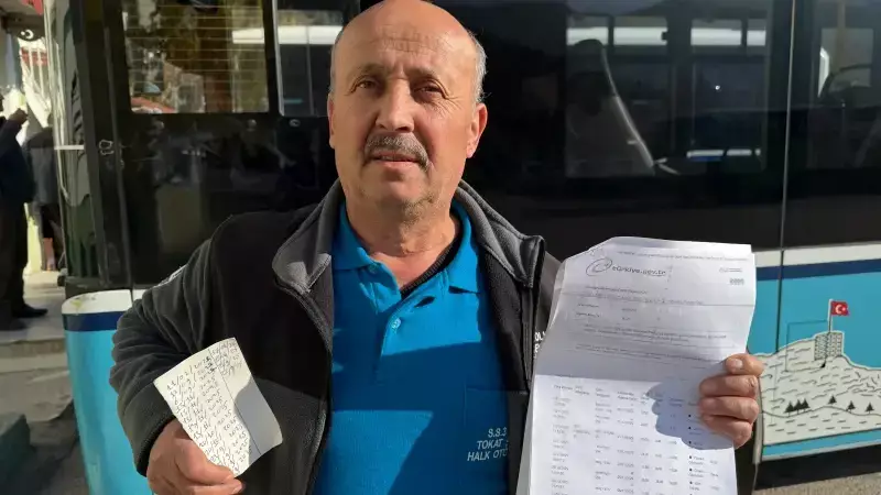 Tokat'ta Otobüs Şoförüne Hiç Gitmediği 5 İlden 18 HGS Cezası