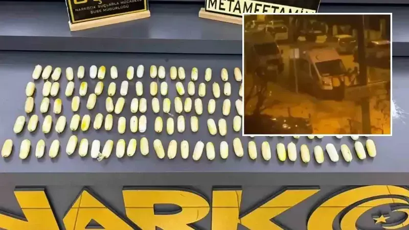 Uşak'ta İran Uyruklu Şüpheliden 1 Kilo 116 Gram Metamfetamin Çıktı