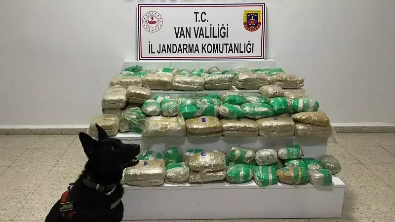 Van'da Operasyon: 51 Kilo 275 Gram Skunk Ele Geçirildi