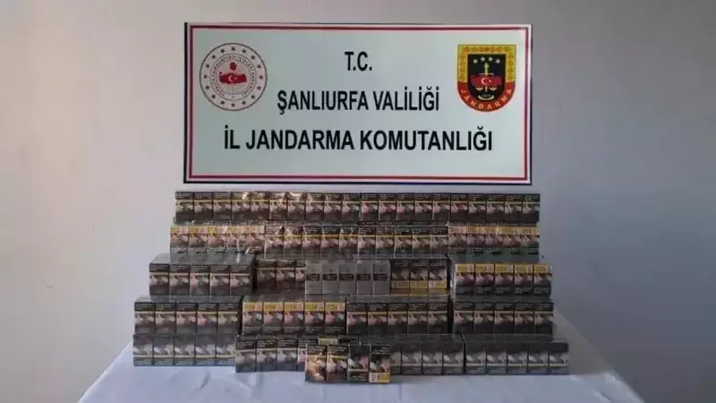 Viranşehir'de Kaçak Operasyonu: 6.820 Paket Sigara Ele Geçirildi