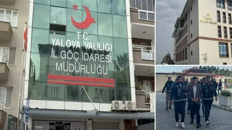 Yalova Göç İdaresi'nde Rüşvet Operasyonu: 9 Kişi Gözaltında