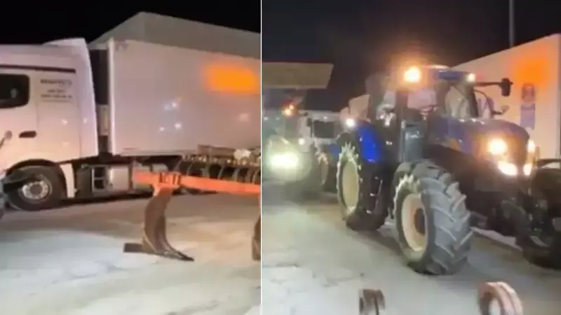 Yunanistan'da Çiftçi Protestosu: İpsala Sınır Kapısı'nda Geçişler Durdu