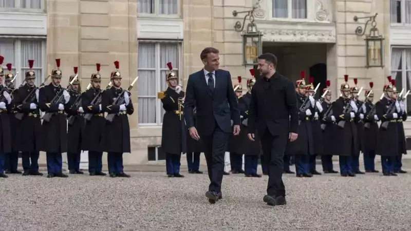 Zelenski Paris'te: Macron ile Görüşme ve Barış Çabaları