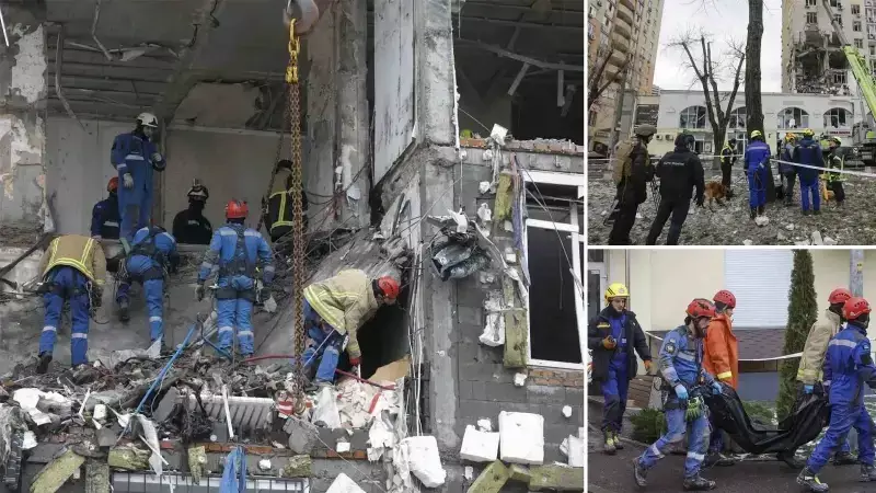 Zelenskiy-Trump Görüşmesi Öncesi Kiev'e Büyük Saldırı: 1 Ölü, 30 Yaralı