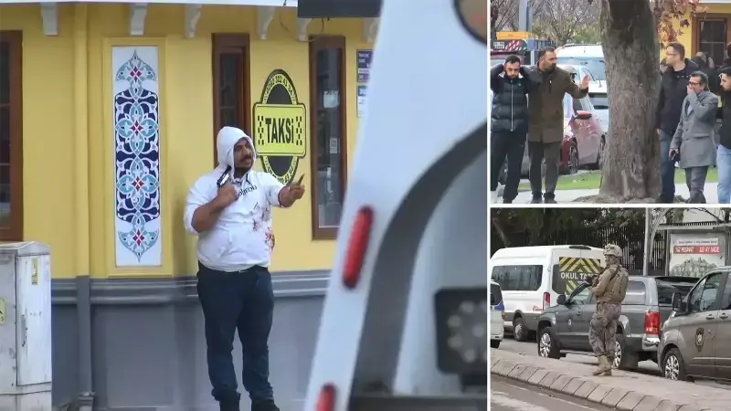 İzmit'te Eski Çalışanın Taksici Krizi: Yaralı Teslim Alındı