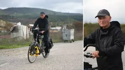 Balıkesirli Emekli İşçi, Bisikletiyle 31 Günde 3450 Km Kat Ederek Umre Yaptı