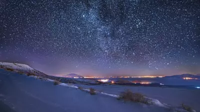 Bitlis'te Dondurucu Soğukta Görüntülendi: Perseid Meteor Yağmuru