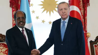 Cumhurbaşkanı Erdoğan, Somali Lideri Mahmud'u Dolmabahçe'de Ağırladı
