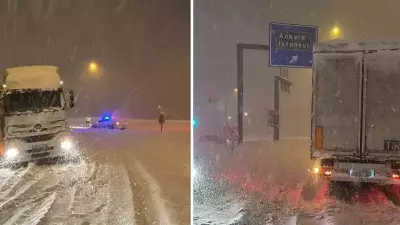Yoğun Kar Yağışı Ulaşımı Aksattı: Ekipler Yolu Açtı