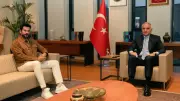 Bakan Ersoy ve Burak Özçivit AKM'de Buluştu: Yeni Projeler Geliyor