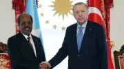 Cumhurbaşkanı Erdoğan, Somali Lideri Mahmud'u Dolmabahçe'de Ağırladı