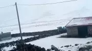 Iğdır'ın Yüksek Kesimleri Beyaza Büründü, Kar Kalınlığı 50 Santimetreyi Buldu