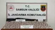 Samsun'da Operasyon: 1500 Sentetik Hap ve Av Tüfeği Ele Geçirildi