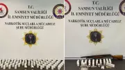 Samsun'da Uyuşturucu Operasyonu: 9 Gözaltı, 8 Bin 445 Hap Ele Geçirildi