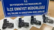 Seydişehir'de Polis Kontrolünde 4 Ruhsatsız Tabanca Ele Geçirildi