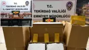 Tekirdağ'da Büyük Kaçakçılık Operasyonu: 383 Bin Makaron Ele Geçirildi