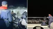 İzmir'de 2 Ayrı Operasyonda 62 Düzensiz Göçmen Yakalandı