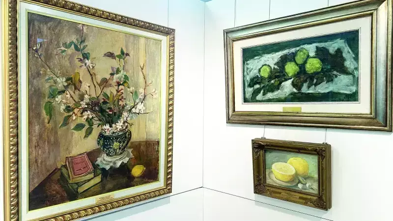 İş Bankası Sanat Eserleri Mersin'de Sergilendi: Narenciye Mevsimi