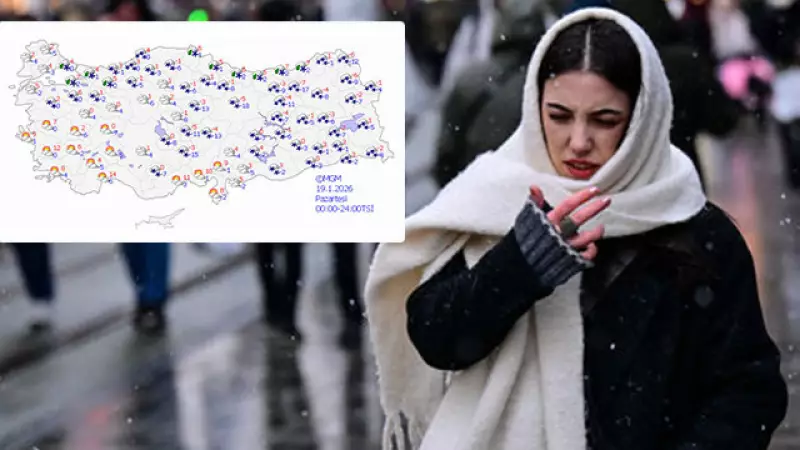 9 İlde Sarı Kodlu Kar Alarmı: İstanbul'da Kar Yağışı Bekleniyor