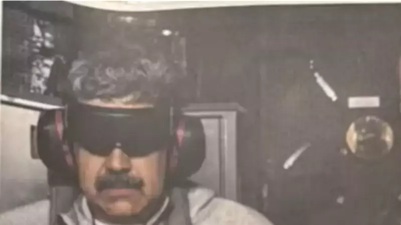 ABD'nin Kaçırdığı Venezuela Lideri Maduro'nun İlk Fotoğrafı: Gözleri Kapalı, Elleri Kelepçeli