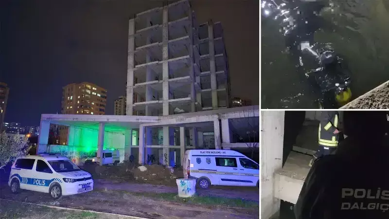 Adana'da Metruk Binada Yaşanan Trajedi: Genç Adam Su Birikintisinde Can Verdi