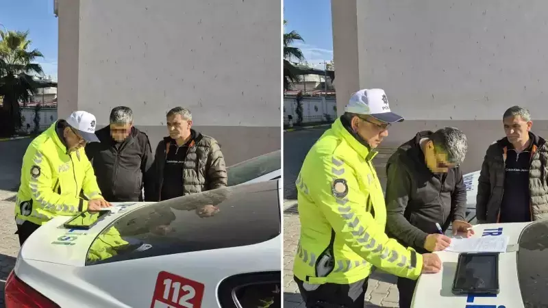 Adana'da Trafik Kavgası: Motosikletli Kaskla Servis Camını Kırdı, Ehliyetine El Konuldu