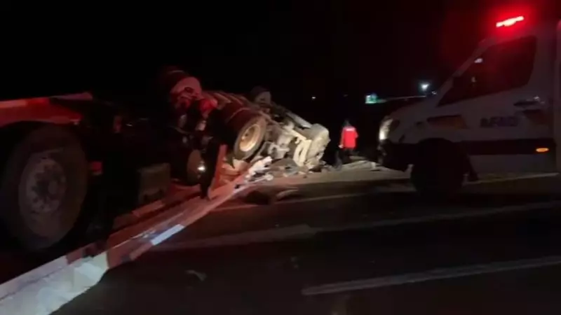 Aksaray'da Tır Kazası: Sürücü Direksiyon Hakimiyetini Kaybetti, Hayatını Kaybetti