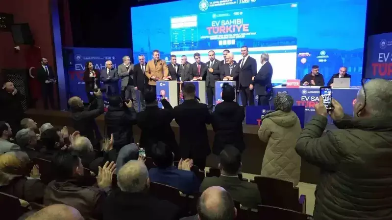 Amasya'da Sosyal Konut Kurası Heyecanı: 22 Bin Başvuru Arasından 2 Bin 601 Kişi Hak Sahibi Oldu